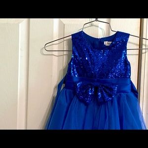 A blue formal dress for special events never been worn